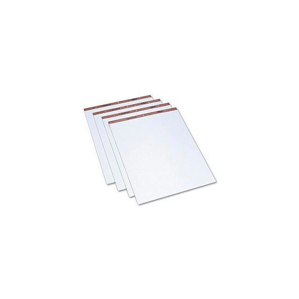 Tops Business Forms Drilled Easel Pads, 27 x 34, Plain White Bond, 50 Sheets/Pad, 2 Pads/Carton 7903 - main